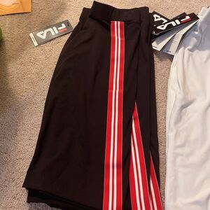 COPY - Fila Women Training Skirt Asym Body Con Skirt Modern Black M NWT